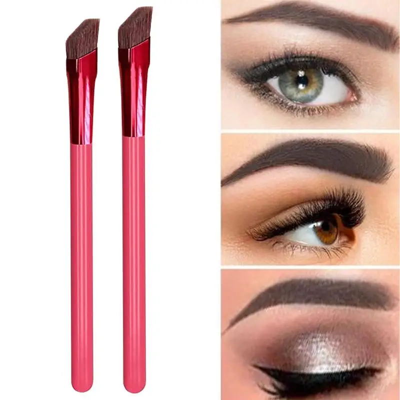 

Angled Eyebrow Brush Ultra Thin Precision Eye Liner Makeup Brushes Set 2pcs Fine Point Eyeliner Brush Square And Angled Eye