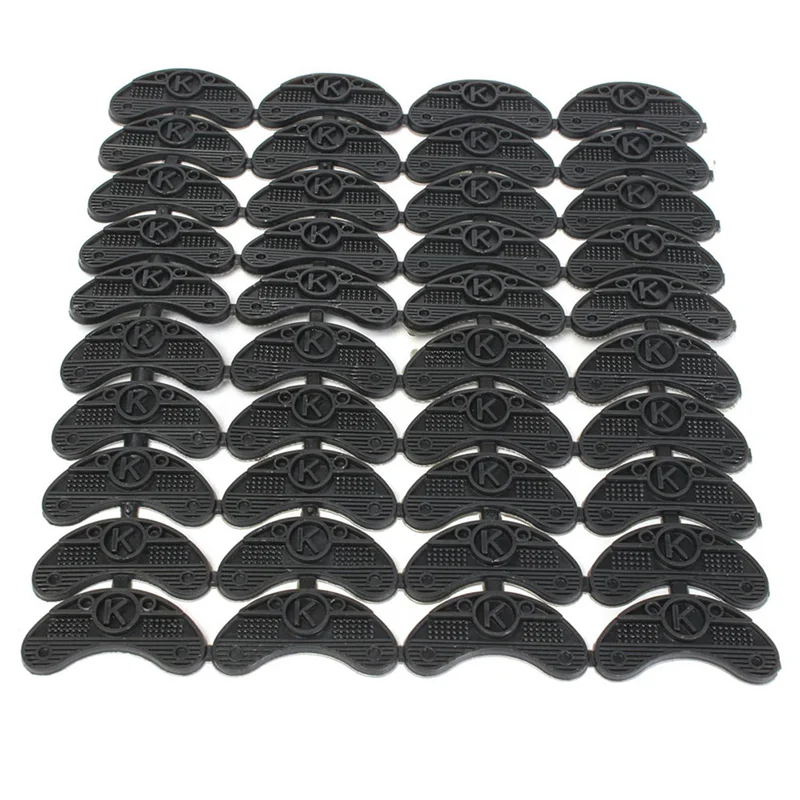 AB47-200PCS 20 ペアゴムヒールセーバーつま先プレートタップ DIY 靴修理パッドサイズ: 56 X 24 X 3.1 ミリメートル