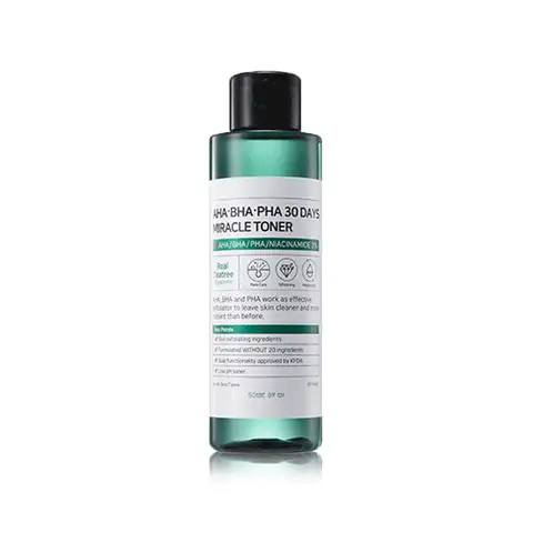 AHA,BHA,PHA 30일 미라클 토너 150ml 페이스 세럼 흉터 블랙헤드 리무버 페이셜 에센스 SOMEBYMI