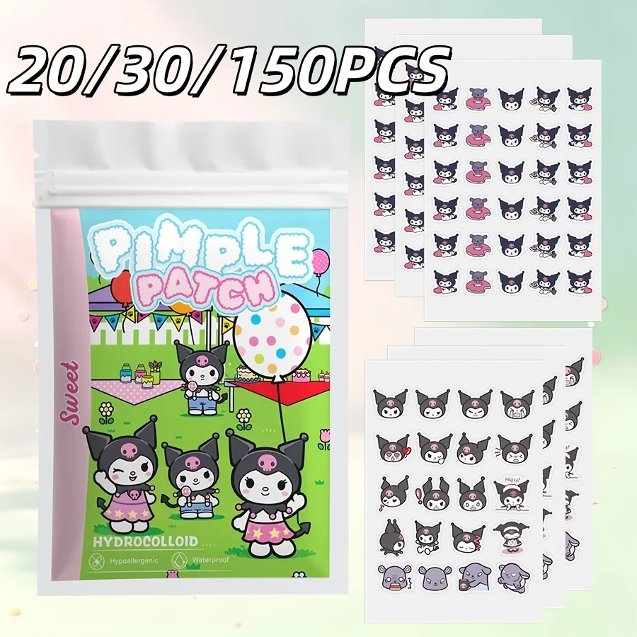 20/30/150PCS Kulomi acne patch, hydrogel acne patch, decorative concealer sticker, suitable for all skin types