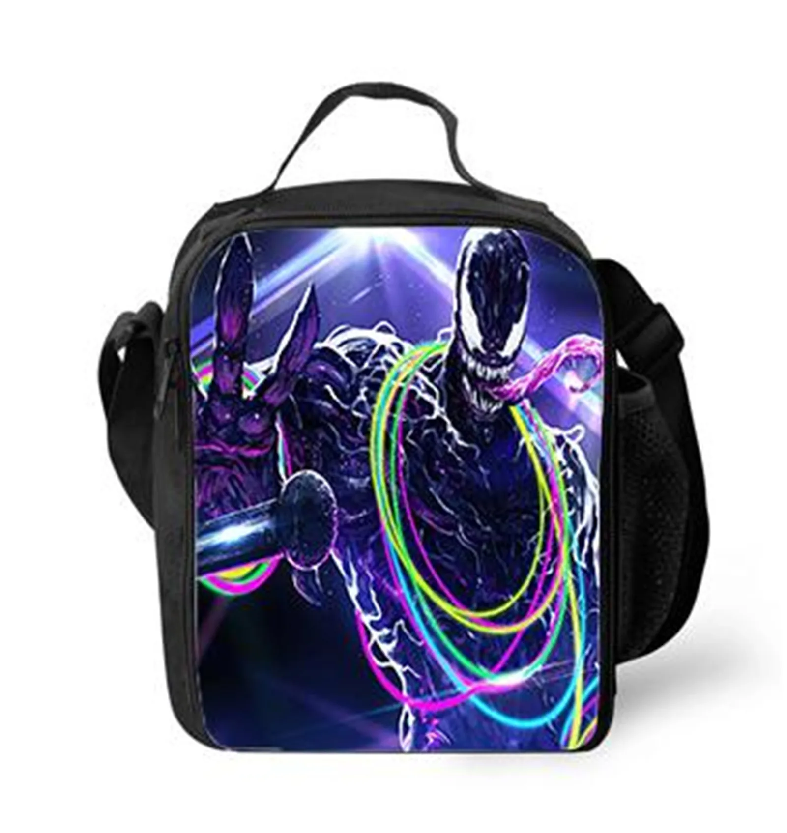 

Venom Fashion Waterproof Lunch Box,Children Reusable Picnic Bag Classic Lunch Tote for School Travel