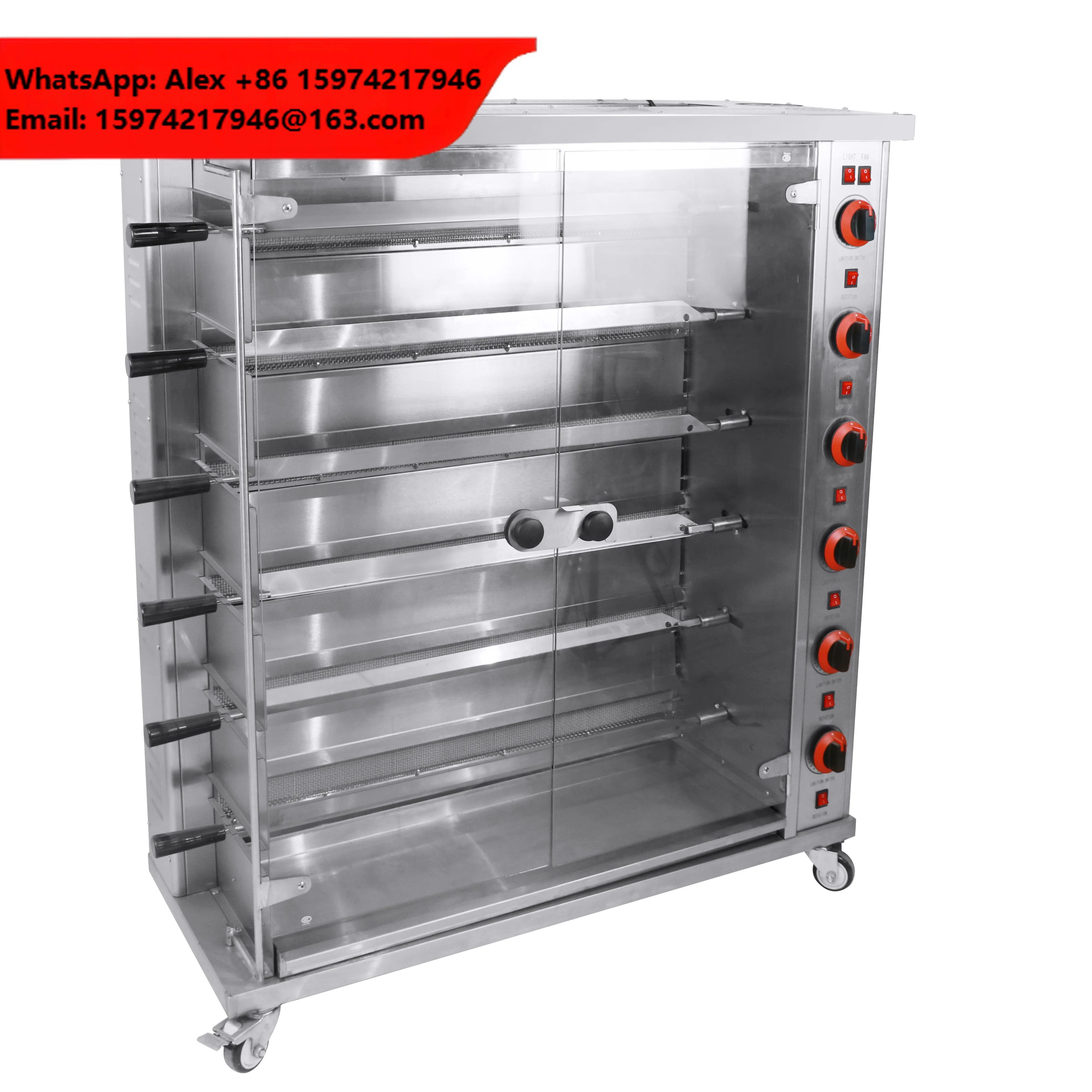 Sustainable Roasting Duck Oven Chicken Roaster Peking Duck Roaster Oven Commercial Standing Vertical Electric Rotary Roaster