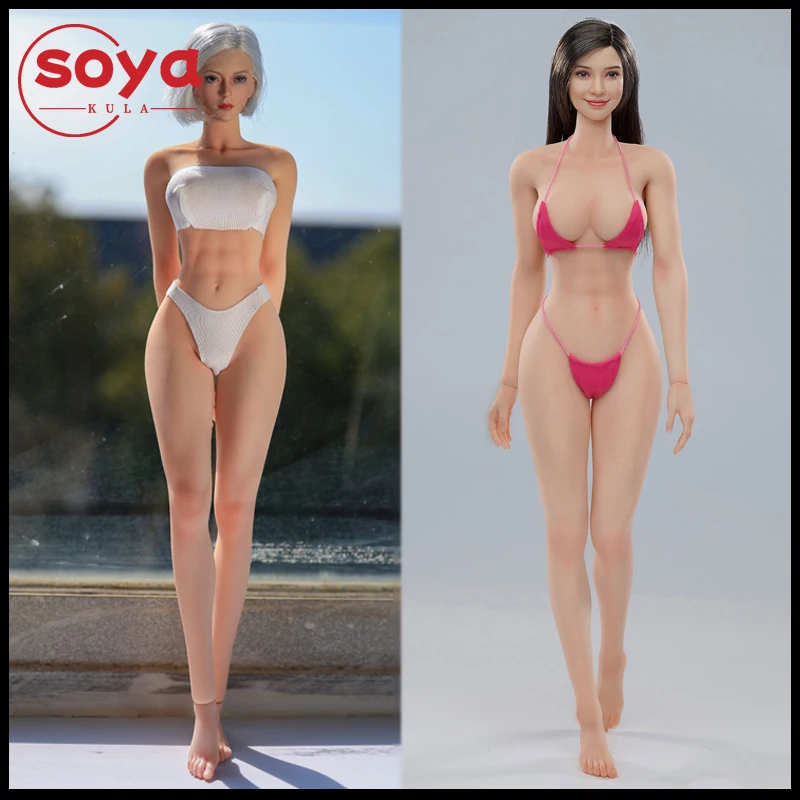 

VERYCOOL VCD-01 VCD-02 1/6 Female Seamless Makeup Body 12-inch Medium Chest Action Figure Fair Regular Wheat Silicone Body