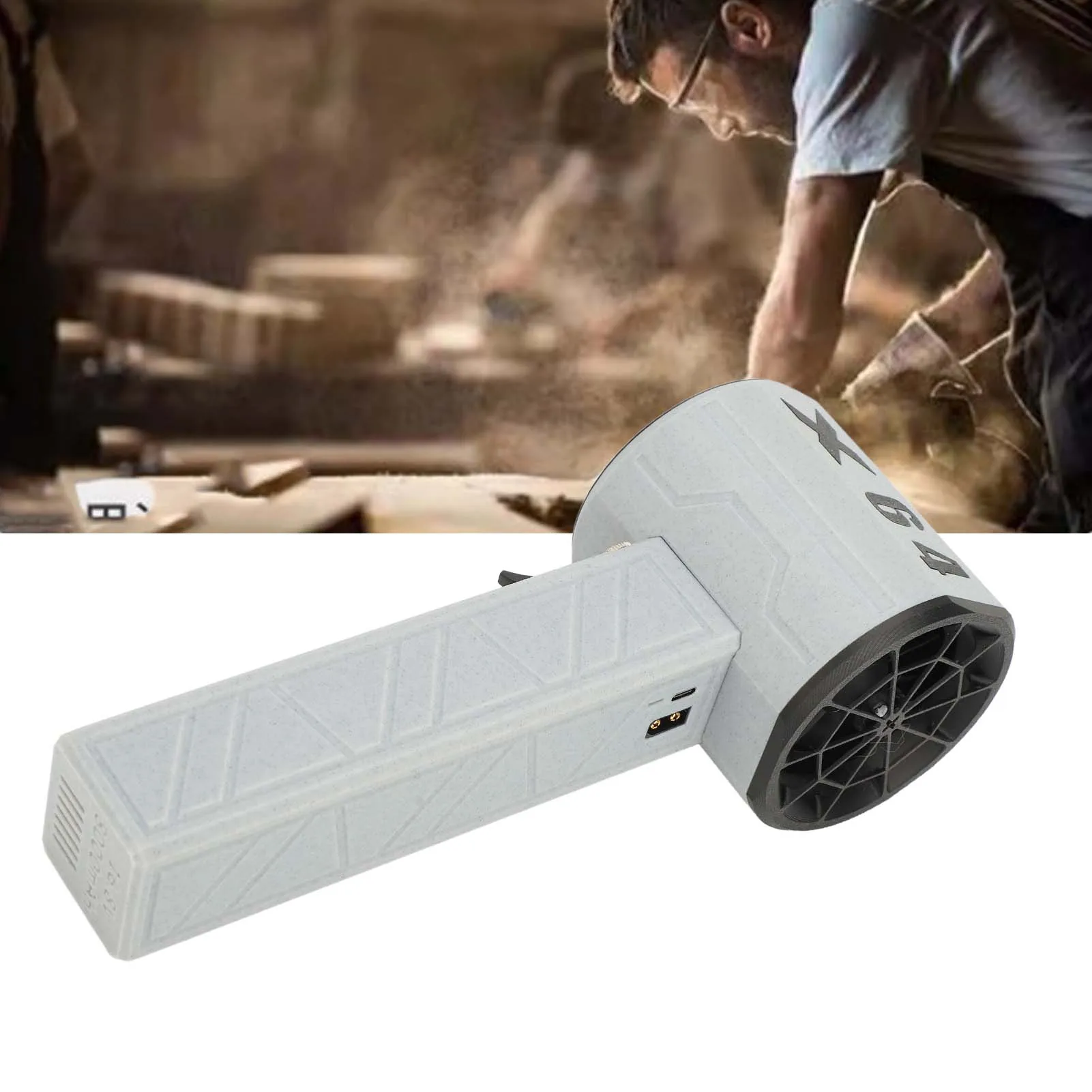 Dry Blower 1400g Thrust Stepless Speed Regulation Handheld Turbo Fan Blower for Cleaning Inflation Cooling  Blower