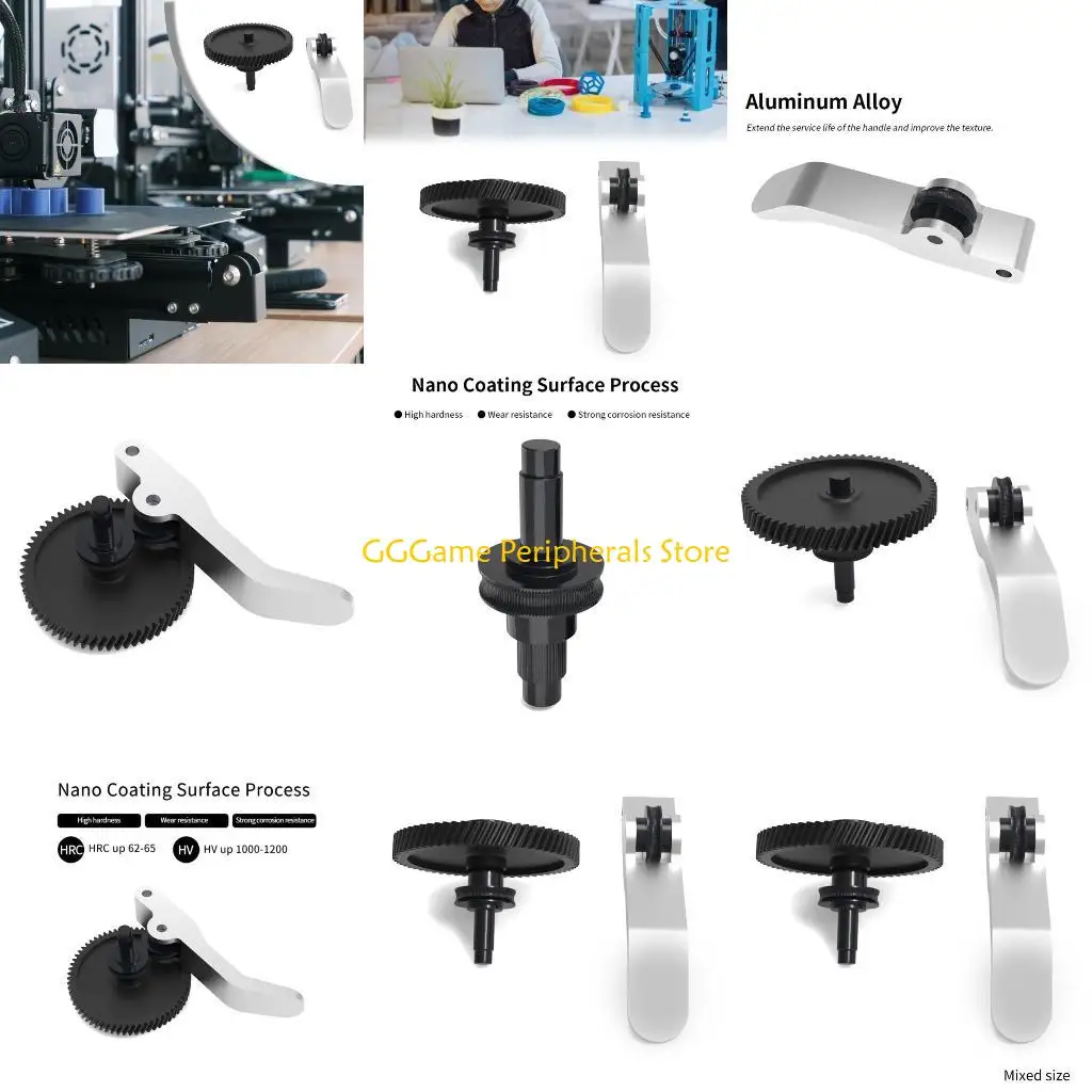 

U55B For Bambu 3D Printers Hardened Steel Exrusion Head Gear