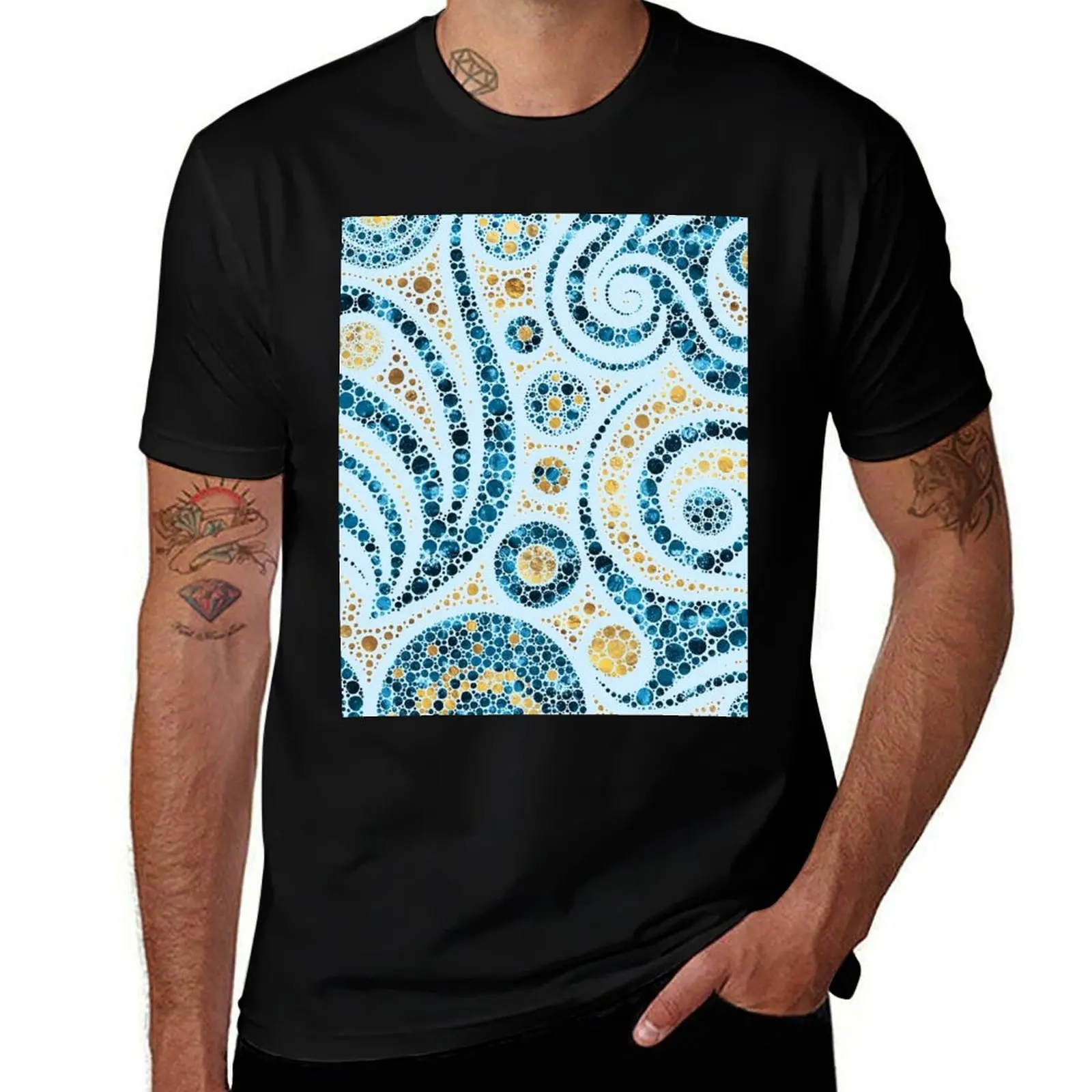 Dot Art Abstract Composition #5 T-Shirt sublime new edition shirts graphic tee mens graphic t-shirts funny