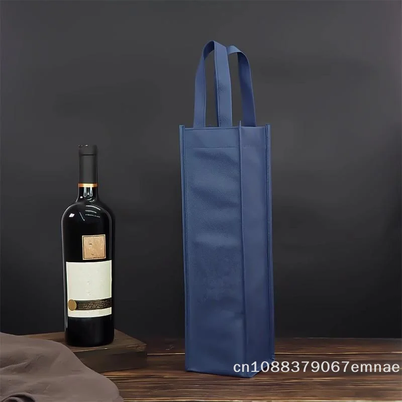 [ZYAS]【xxx】Wine Bag Non-Woven Fabric Tote Bottle Wine Carrier Bag Padded Wine Cooler Gift For Wine Lovers Or Wedding[ZYS] - view 3
