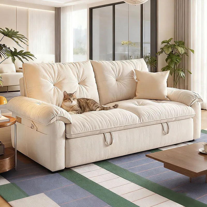Quality Beige Living Room Sofas High Back Minimalist Sleeper Lounges Living Room Couch Pull Out Banken Woonkamer Furniture Home