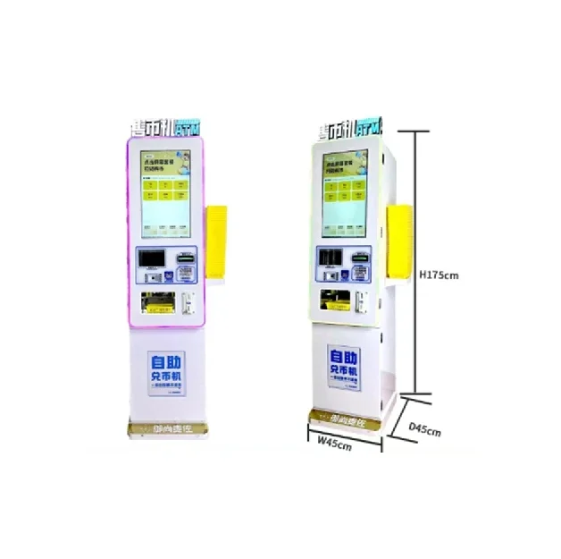 Factory Wholesale Multipurpose Token Dispenser Arcade ATM Bank Coin Exchange Machine For Laundry Machine