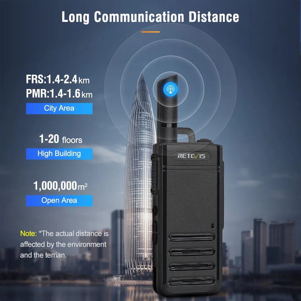 Retevis RB639 Walkie Talkie 2pcs Lightweight Walkie-Talkies Long Range Type-C Portable Two Way Radio Comunicador For Restaurant