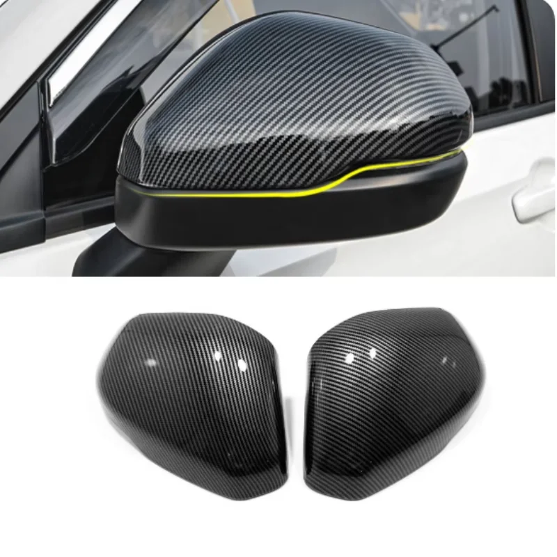 

ABS Body Door Rear View Mirror Frame Cover Rearview Eyebrow Trims Car Accessories 2pcs For Honda XRV HR-Vezel/e:NS12022 2023