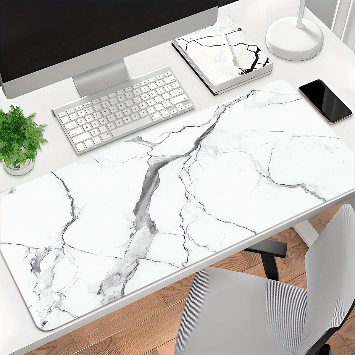 Marble Texture Mouse Pad New Large Computer Office Game Table Mats XXL 90x40 Rubber Anti-slip Gaming Keyboard Mat Long Desk Pads