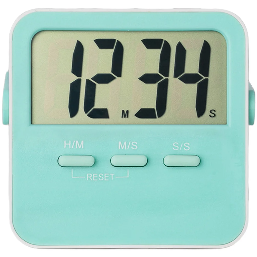 Cooking Timer LCD Stopwatch Fitness Cooking Flexible Placement Multiple Mounting Options Plastic Material For Cooking
