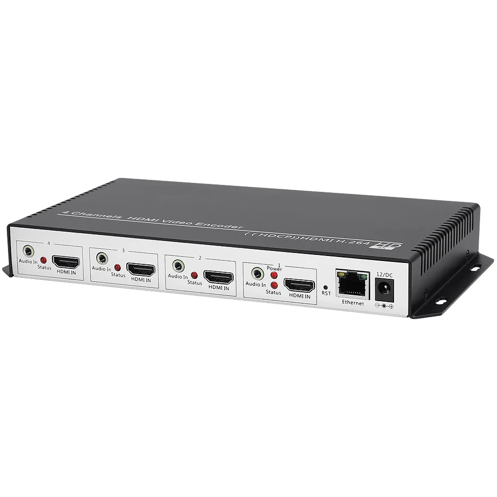 

H.264 4 Channels 4k Hdmi To Ip Video Stream Encoder Srt Rtmp Hd Live Streaming Broadcast Streamer