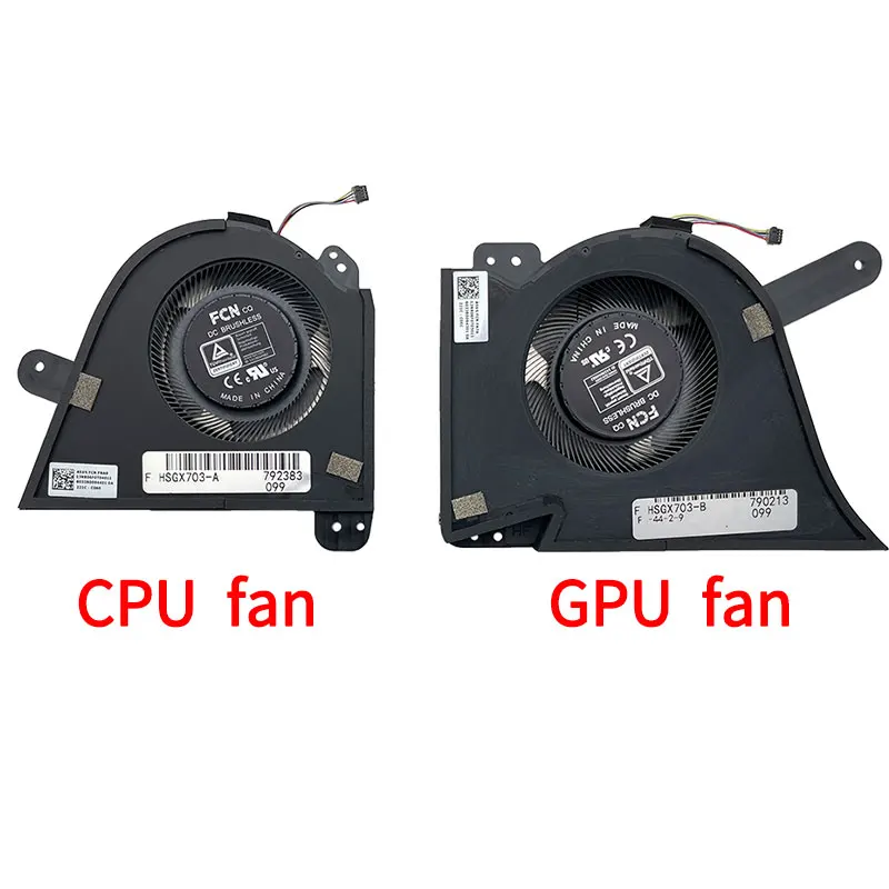 New Laptop CPU GPU Cooling Fan For ASUS Plus 5 ROG GX703 GX703HS GX703H GX703HM