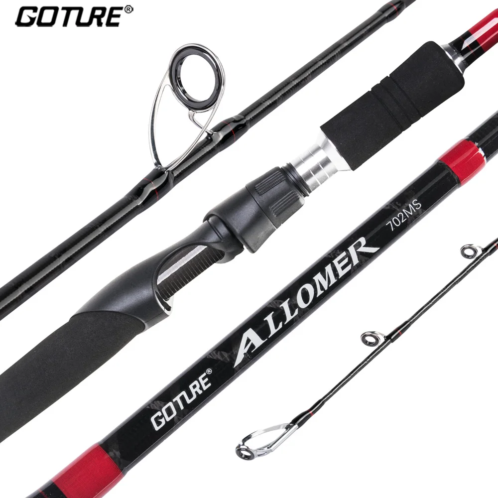 

Goture ALLOMER Spinning Casting Fishing Rod 2.13m 2.58m 2.88m 3.04m Travel Lure Rod Heavy Duty Bass Fishing Rod Carbon Fiber