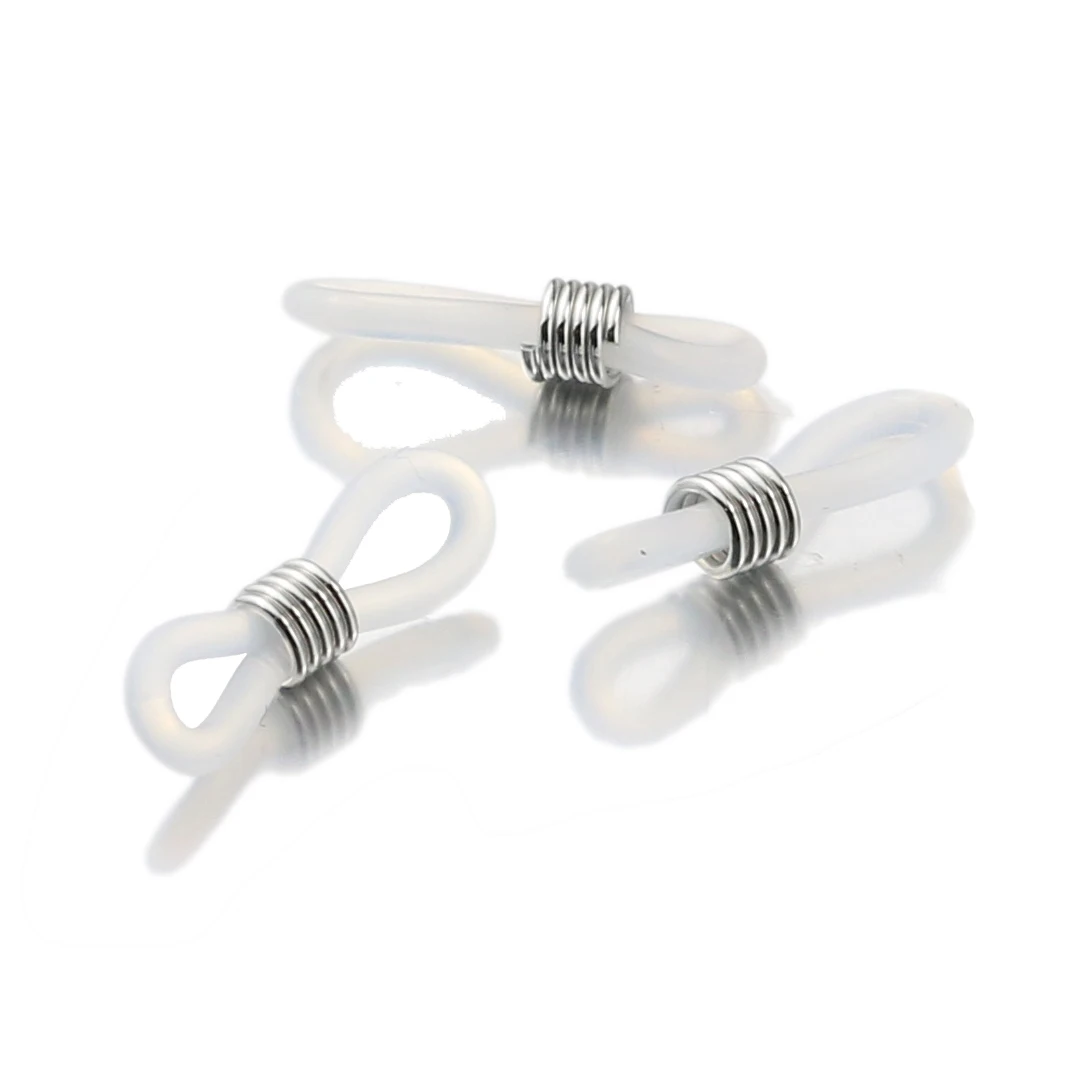 20pcs Adjustable Spring Rubber Ends for Eyeglass Chains