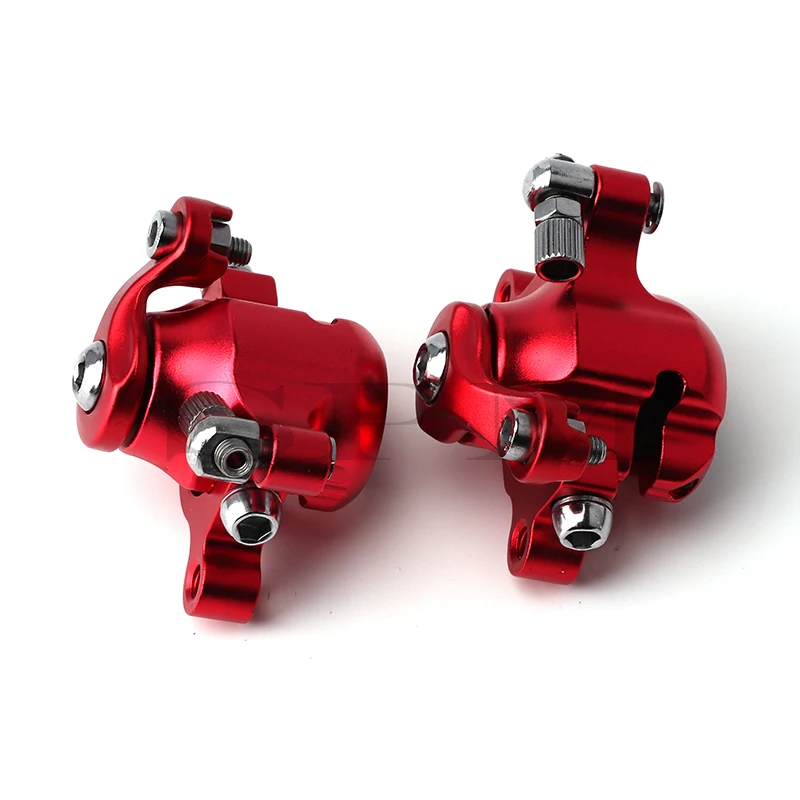 Line Pulling Disc Brakes 120mm 140mm Front/Rear Disc Brake Caliper For Electric Scooter Rear Wheel Aluminum Alloy Brake