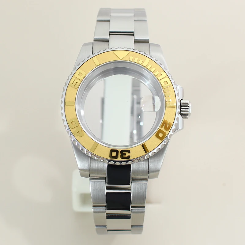 Feiyashi-funda de reloj estéril de 40mm, pulsera de acero inoxidable 316L para Seiko NH35 NH36/38 Miyota 8215 ETA 2824, movimiento, esfera de 28,5mm