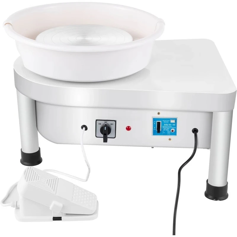 25cm Pottery Wheel 280w Electric Pottery Wheel Ceramic Machine Work Clay Art Craft Diy