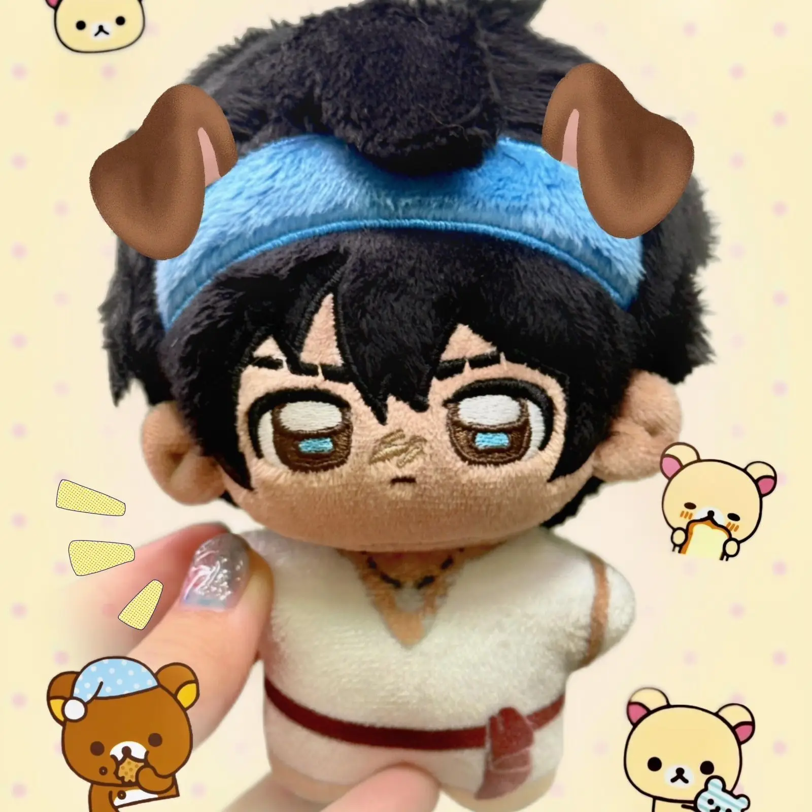 10CM Identity Ⅴ Ganji Gupta Cosplay Anime 10CM Pendant Keychain Backpack Pendant Gift