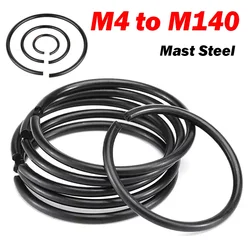 M4 to M140 GB895.2 Retaining Rings Round Wire Circlip Clip for Shaft Snap Ring 70Mn Manganese Steel