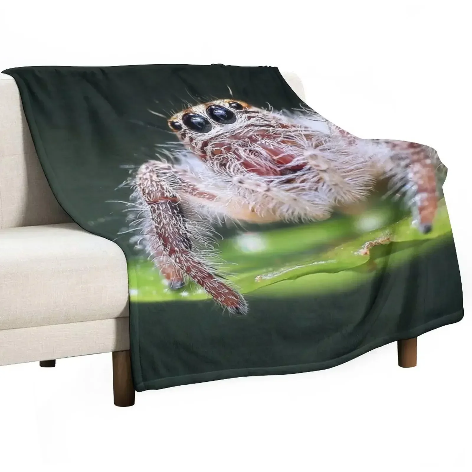 

Jumping Spider Throw Blanket Thermal Decorative Sofas Blankets