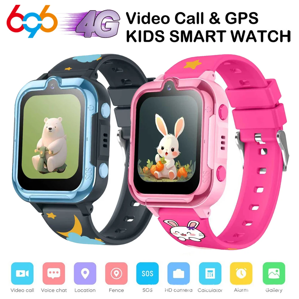 

Новейшие детские умные часы 4G, GPS, Wi-Fi трекер, местоположение, видеозвонок, SOS-вызов, телефонные часы, детские умные часы для мальчиков и девочек, студенческие подарки