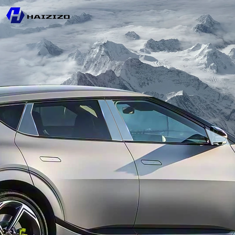 

For Kia EV6 2021-2023 B C Pillar Protective Film TPU Anti-Scratch Anti-Fingerprint Vinyl Sticker for Car Door Trim Cover refit