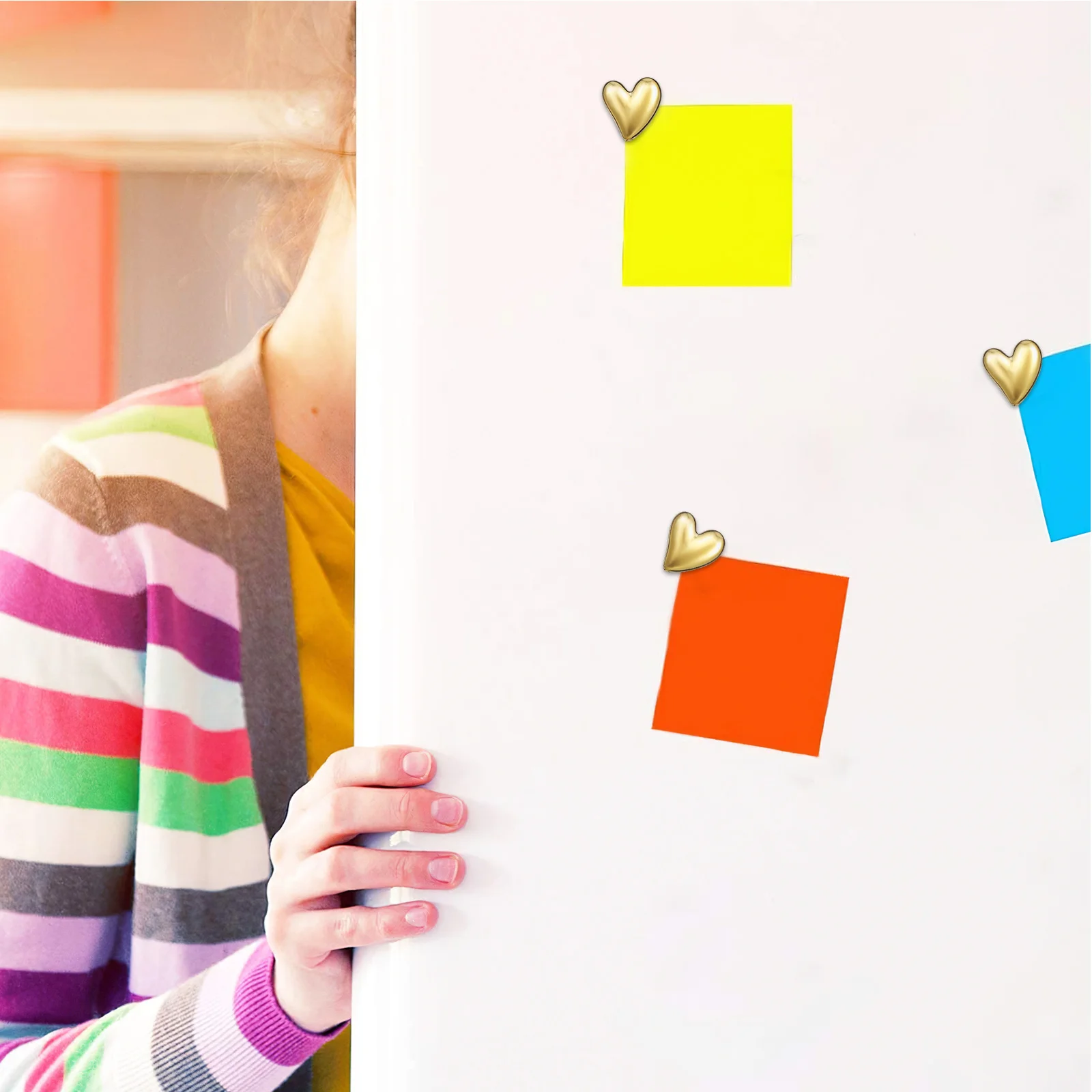 

22pcs Shaped Fridge Magnets Cute Love Decorative Kitchen Refrigerator Fridge Decoration Magnetic Accessories Home Items