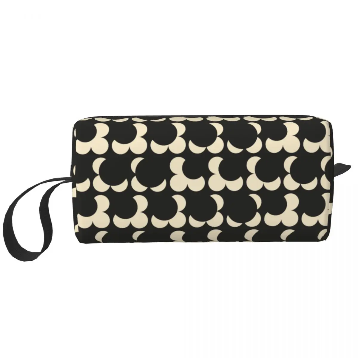 Custom Travel Black Eclipse Toiletry Bag Orla Kiely Makeup Cosmetic Organizer Women Beauty Storage Bags Dopp Kit Case Box