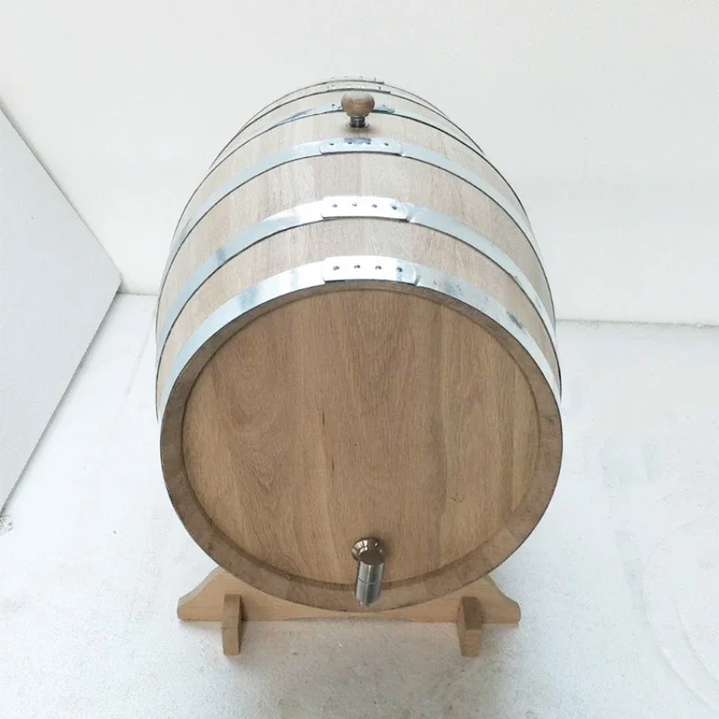 50L Oak Aging Barrel  without liner Wooden Whiskey Wine Barrel beer