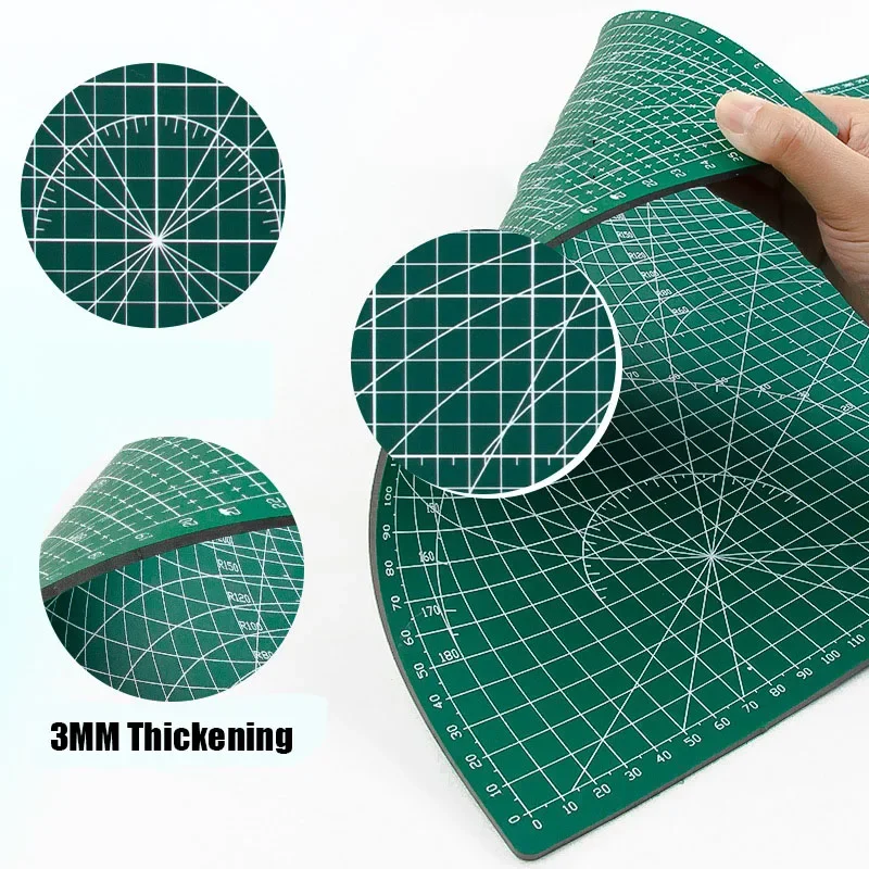 Nuovo A2 A3 A4 Tappetino da taglio in PVC Pad Manuale Modello fai da te Strumento Tagliere Self-guarigione Patchwork su due lati Taglio Pad Patchwork Strumenti