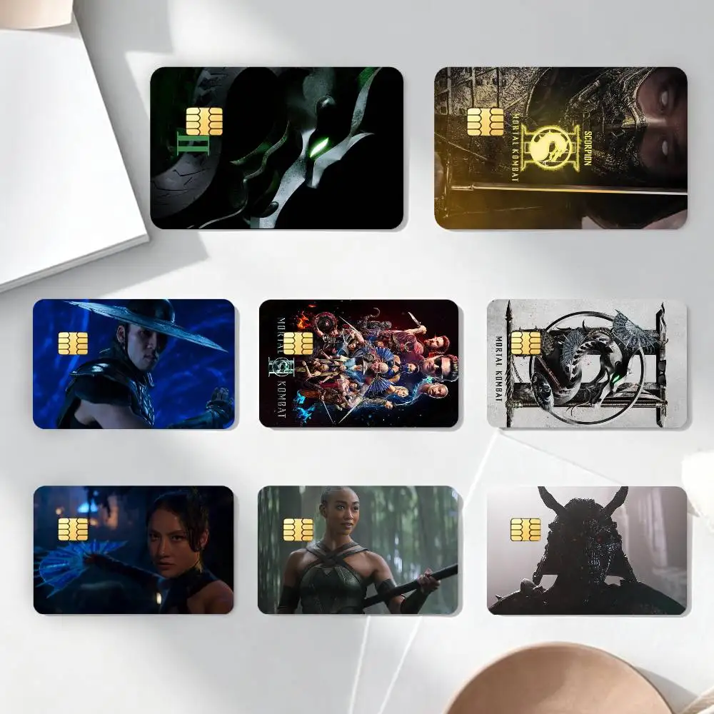 M-Mortal Kombat II Film Credit Card HD Stickers Game Card Decal Card Matte Film Skin Small Chip Waterproof Sticker