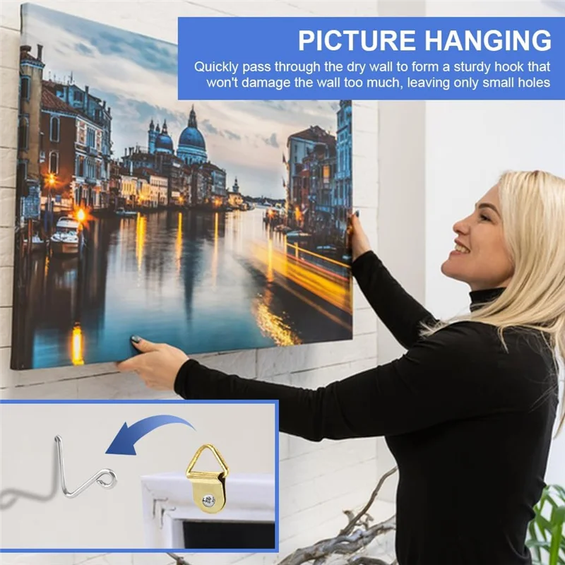 

A63K-30 Pcs Monkey Hooks Super Hooks Stainless Steel Monkey Hooks Picture Hangers Wall Hangers Without Nails Wall Hooks