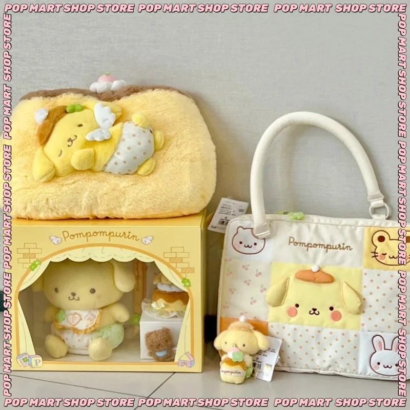 

В наличии: Оригинальный плюшевый кулон Sanrio Pompompurin к 30-летию, лимитированная серия, милая плюшевая кукла, подушка, сумка для ноутбука