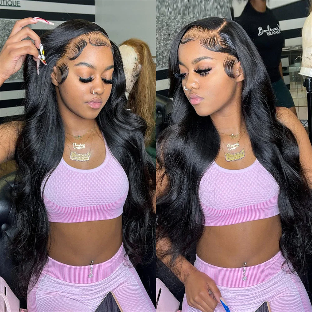 Body Wave 13x4 13x6 Lace Frontal Human Hair Wigs HD Transparent Lace Front Wigs For Black Women Brazilian Hair Wigs