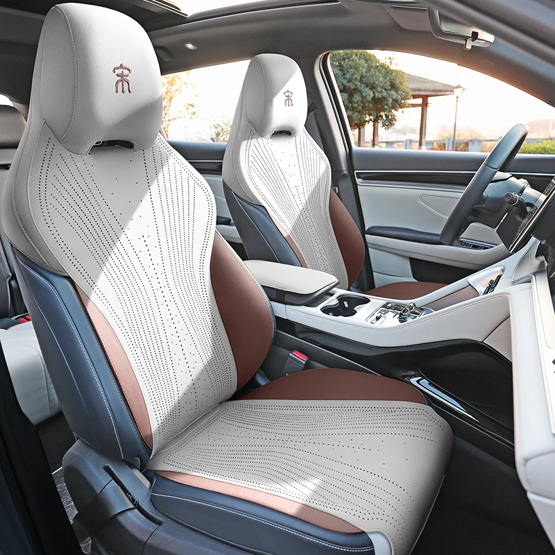 Car Seat Cover Specific Customize for BYD Song Plus Champion Suede Breathable Saddle Cushion for Car Seat