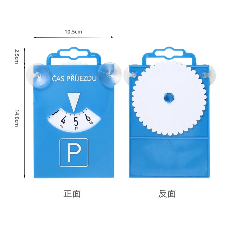 

Ornament with suction cup PVC windshield parking sign
