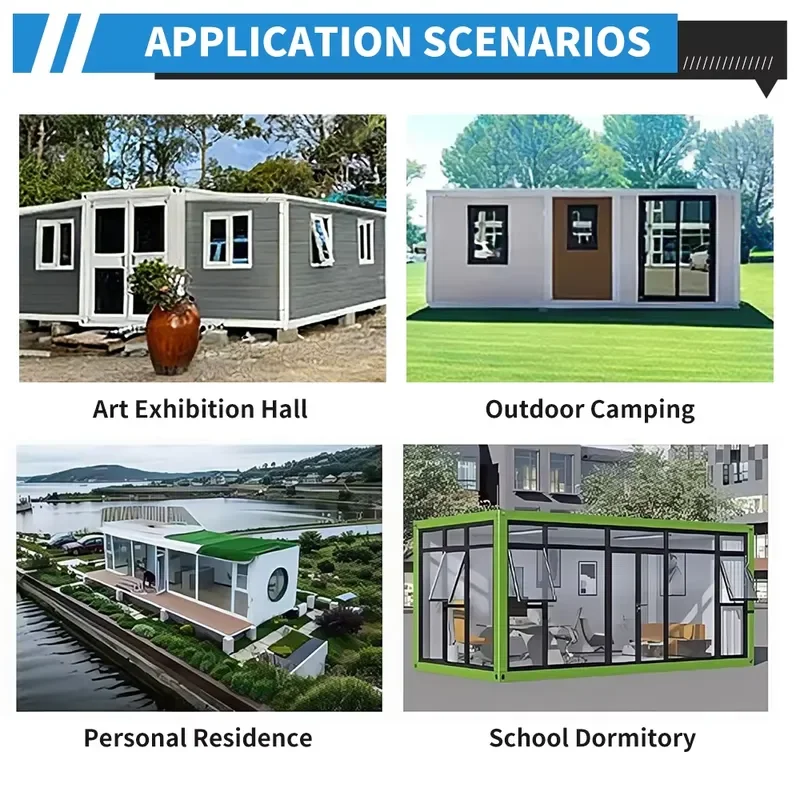 Prefabricated House Expandable Prefab Container House Expandable Container Home Foldable Home Villa House
