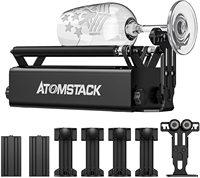 Upgraded Atomstack R3 Pro Rotary Roller With Separable Support Module And Extension Towers