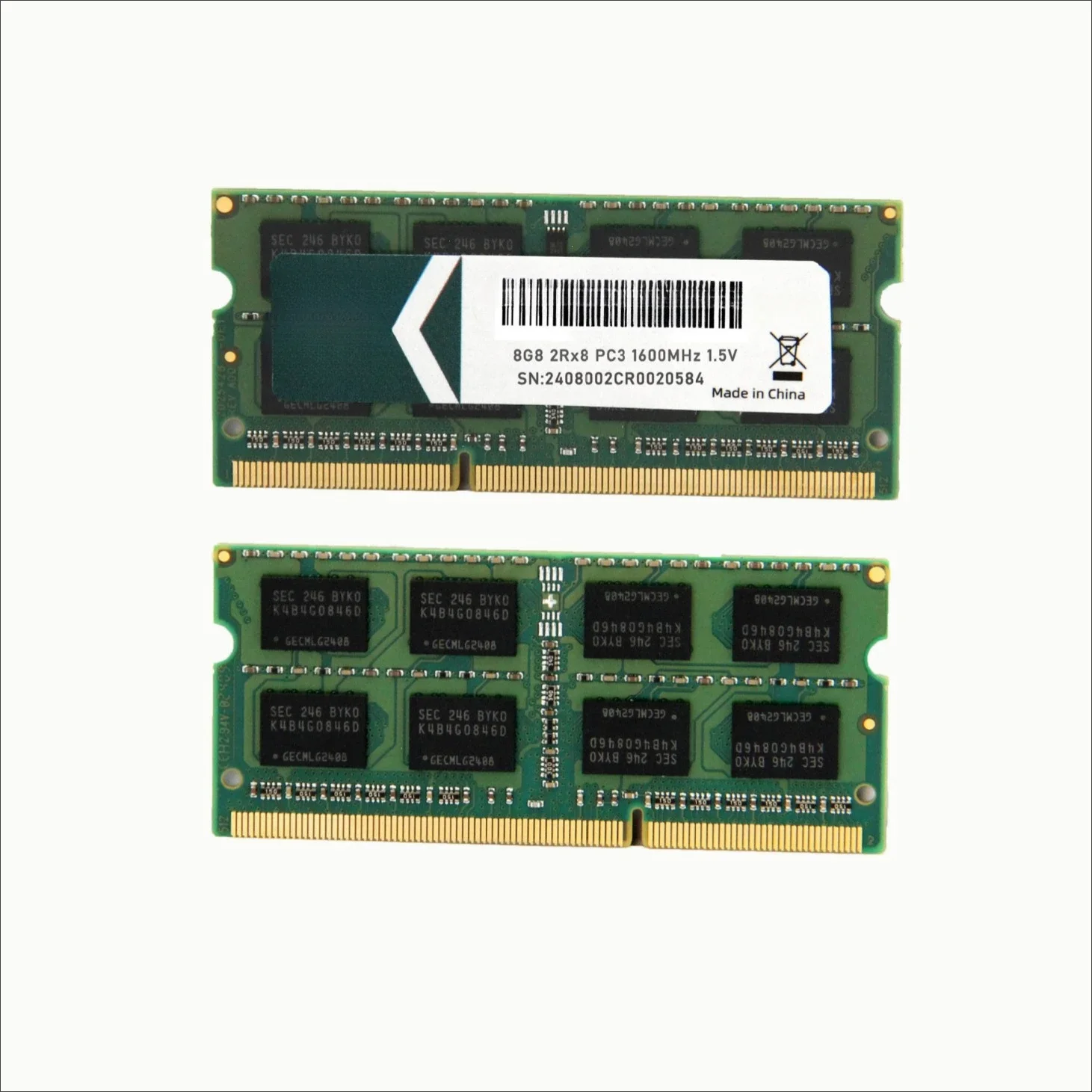 

Память для ноутбука DDR3L 4G 8G 1333/1600, совместимый и стабильный, двухпозиционный
