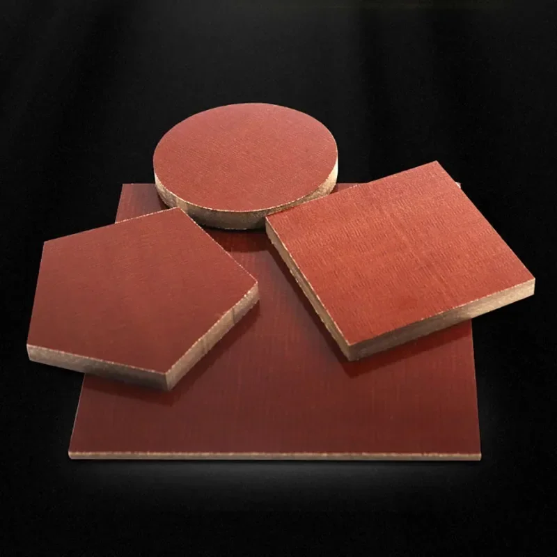 Thick 2-50mm Composite Insulated Glulam Board  Phenolic Bakelite SheetElectrical Wooden Fabric Plate Resin Laminate CNC DIY Part