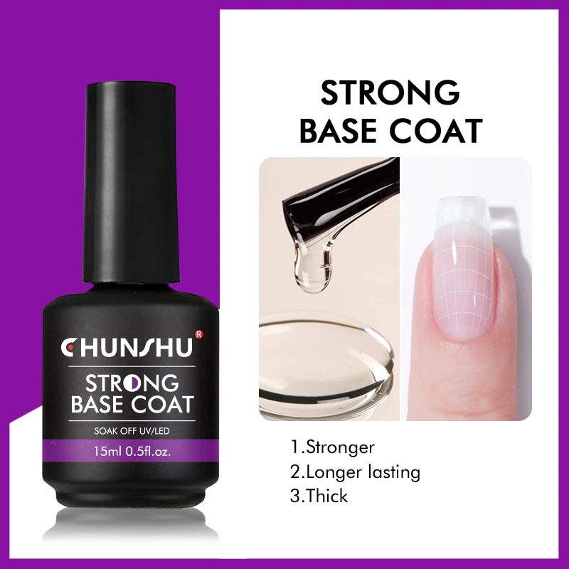 CHUNSHU TPO Gratis 6 IN 1 Uitbreiding UV Gel Polish In Een fles Builder Nagelgel Rubberen Basislaag Semi Permanente Nagels Art 15 ML