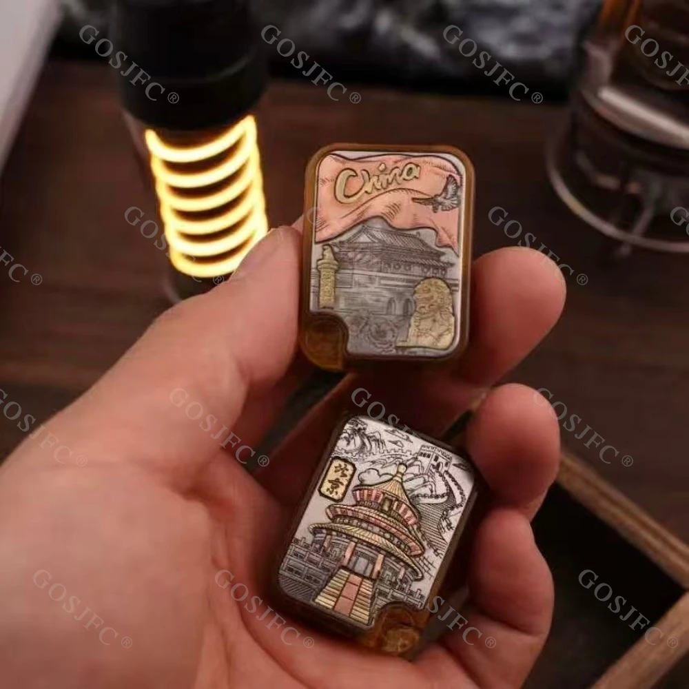 BPMODS EDC Beijing Limited Fidget Slider Patch in acciaio inossidabile Push Slider Fidget Toys per adulti Accessori da scrivania da ufficio