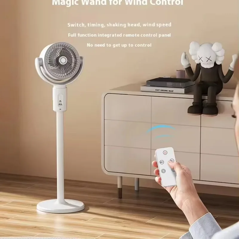 Air Circulation Fan Desktop Home Office Floor Desktop Convection Shaking Head Remote Control Charging Fan