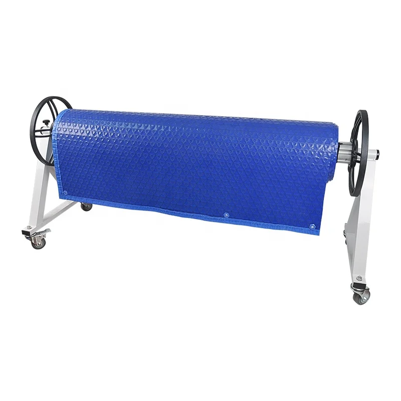 Manufacturers Wholesale High Quality Swimming Pool Insulation Roll Rack Baby Pool Insulation Film Rewinder Pool Cover Reel
