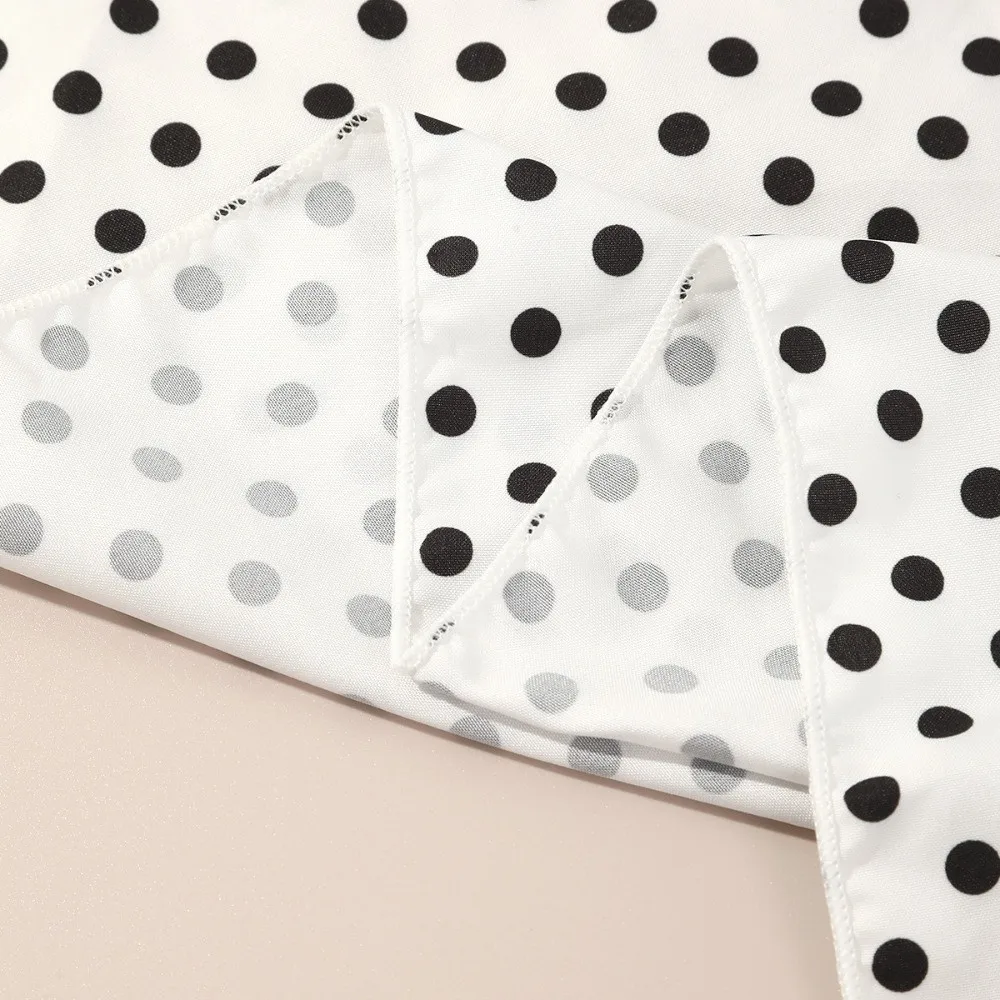 

Stacked Wear Solid Color Polka Dots Triangle Scarf Thin Versatile Bandana Polyester Lightweight Head Wraps Club