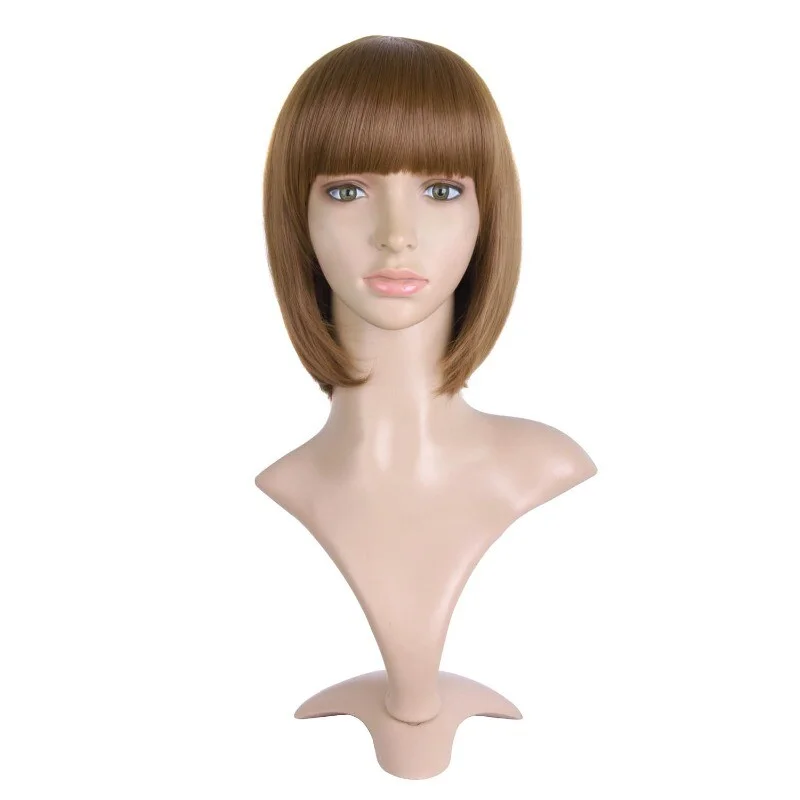 

Women's Short Blonde Straight Ladies Hair Wig