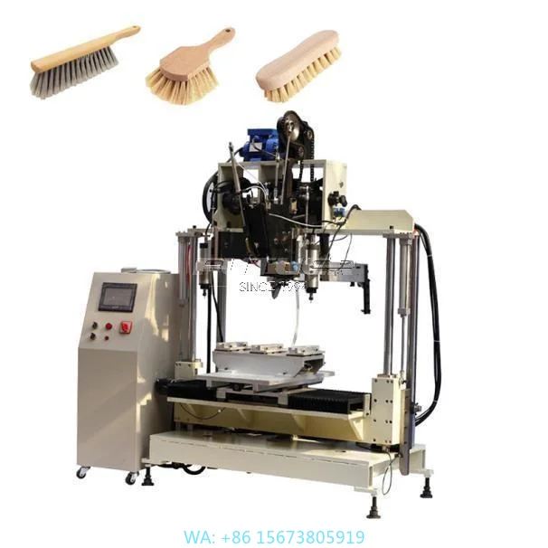 2 Axis 3 Head Drilling and Filling Machine Quick Drill Bristle for Home Cleaning Shoe Brush